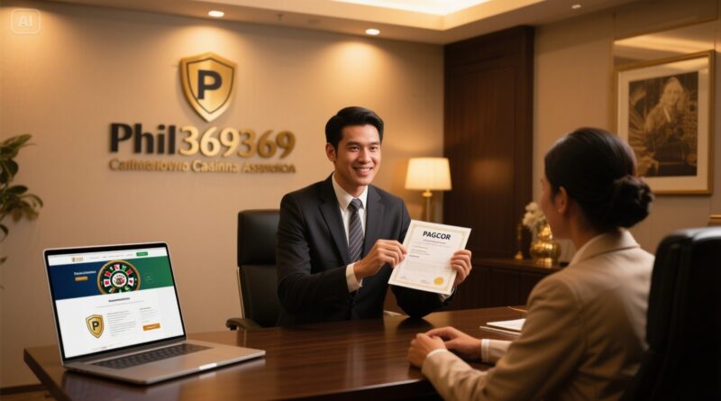 필리핀 카지노 에이전시 Phil369369 사무실에서 상담 중인 모습