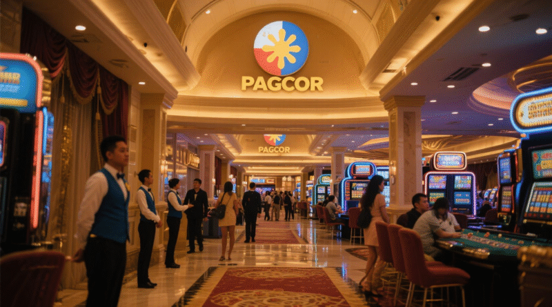 필리핀 PAGCOR 정식 카지노 내부 전경, 초보 여행자도 안심할 수 있는 안전한 분위기